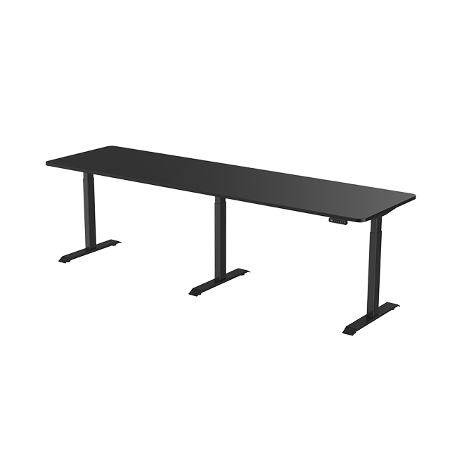 3 Legs l shaped electric standing desk frame TT180°